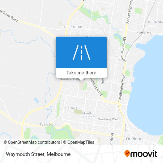 Waymouth Street map