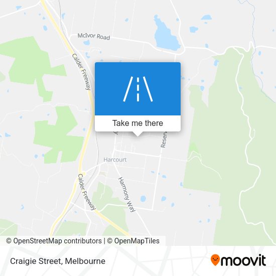 Craigie Street map