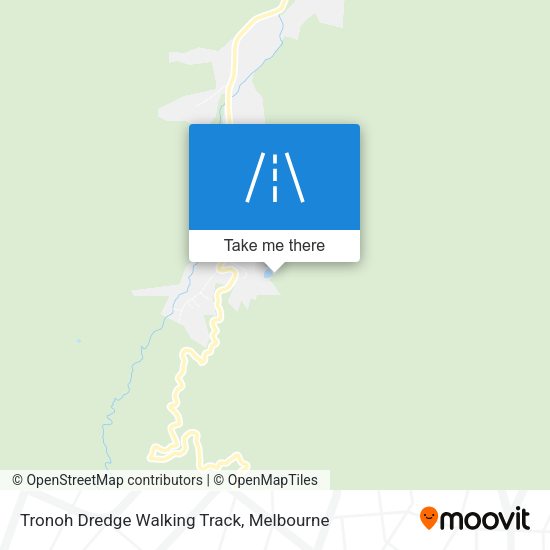 Tronoh Dredge Walking Track map