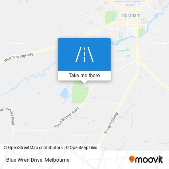 Blue Wren Drive map