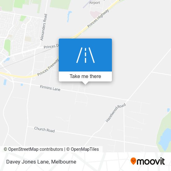 Davey Jones Lane map
