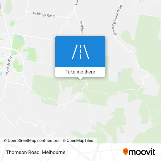 Thomson Road map