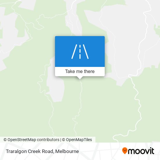 Traralgon Creek Road map