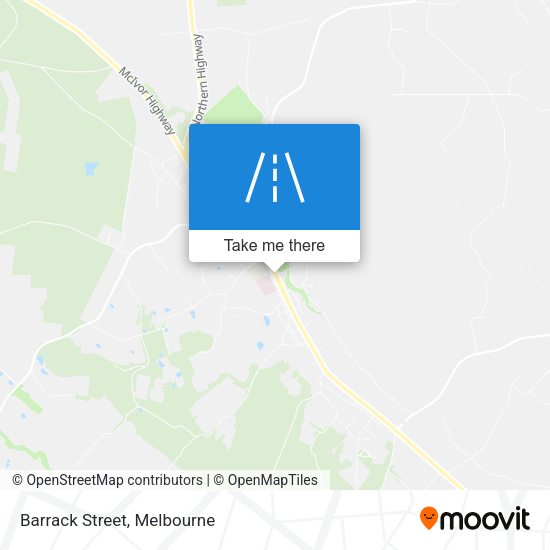 Barrack Street map