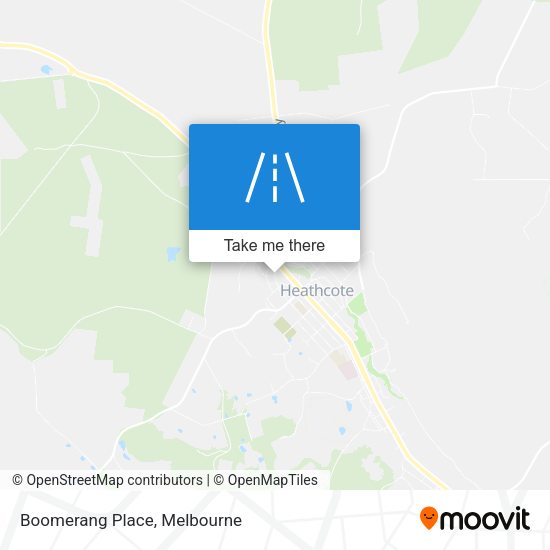 Boomerang Place map
