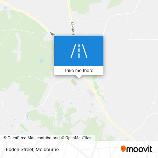 Ebden Street map