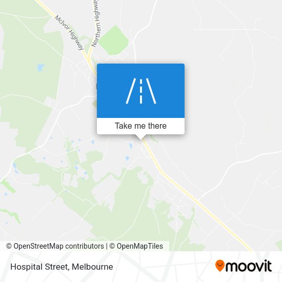 Hospital Street map