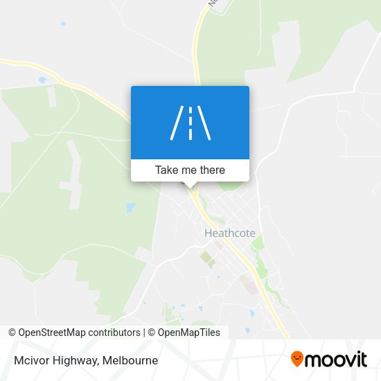 Mcivor Highway map