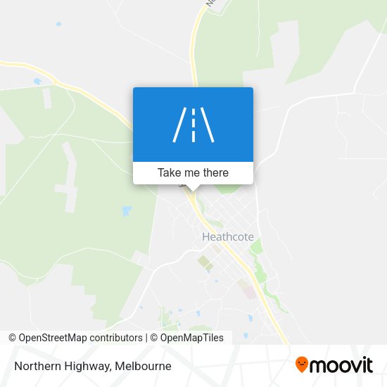 Northern Highway map