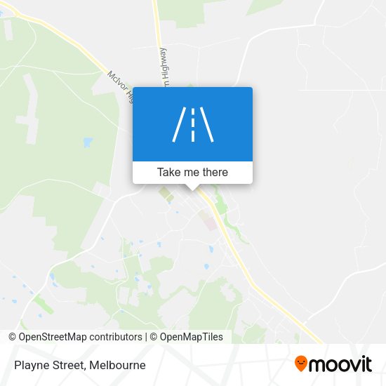 Playne Street map
