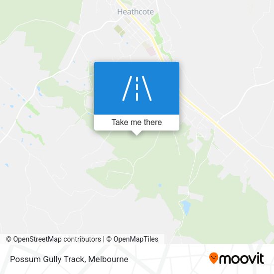 Possum Gully Track map