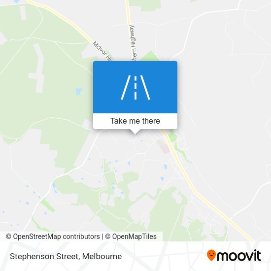 Stephenson Street map