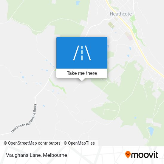 Vaughans Lane map