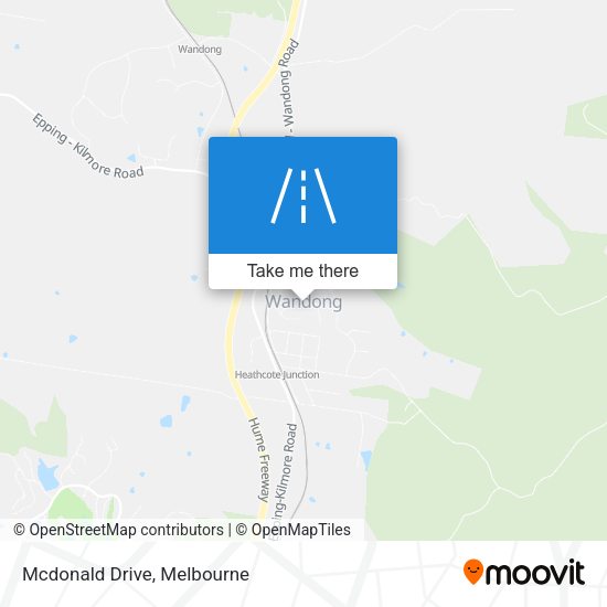 Mcdonald Drive map