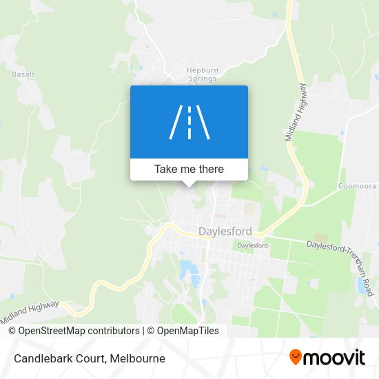Candlebark Court map