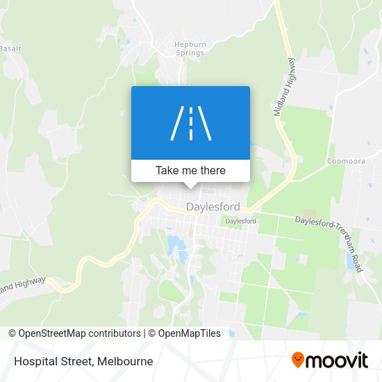 Hospital Street map