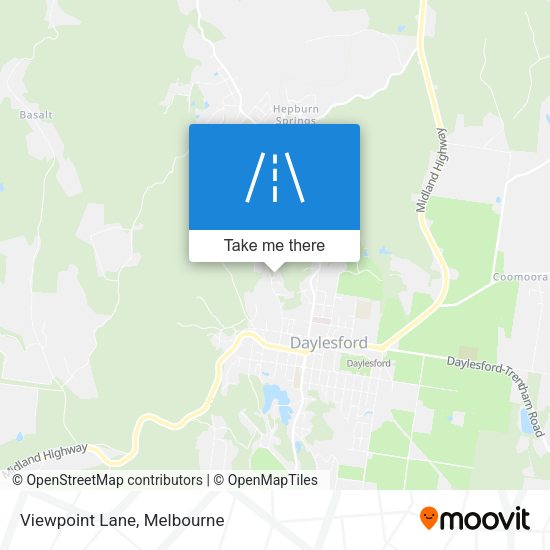 Viewpoint Lane map