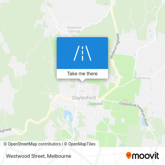 Westwood Street map