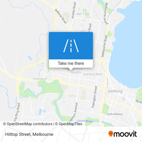 Hilltop Street map