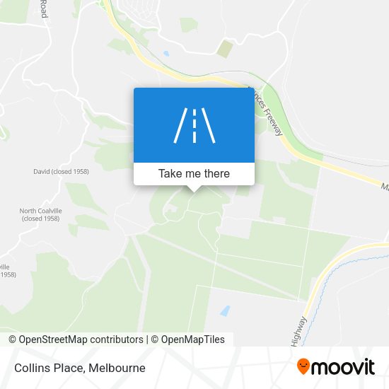 Collins Place map