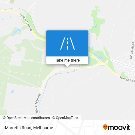 Marretts Road map