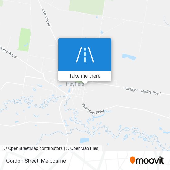 Gordon Street map