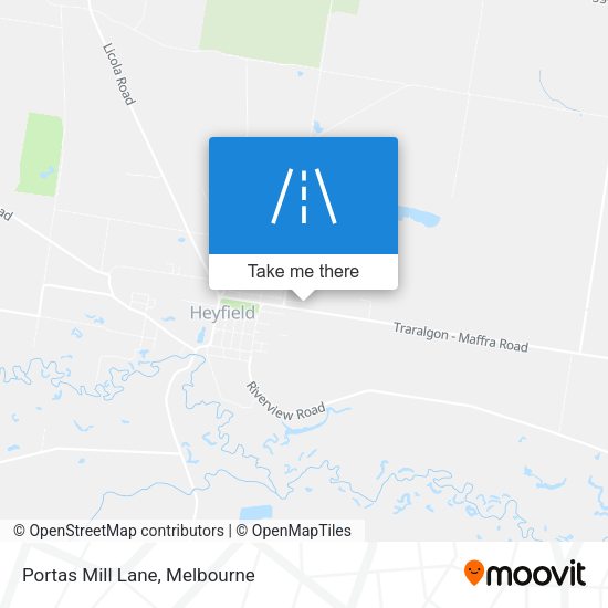 Portas Mill Lane map