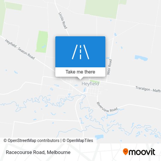 Racecourse Road map