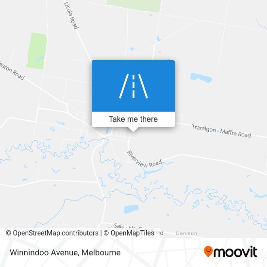Winnindoo Avenue map