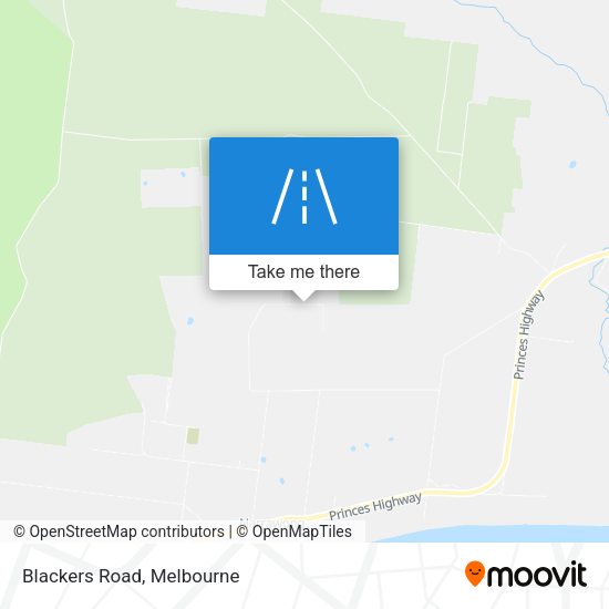 Blackers Road map