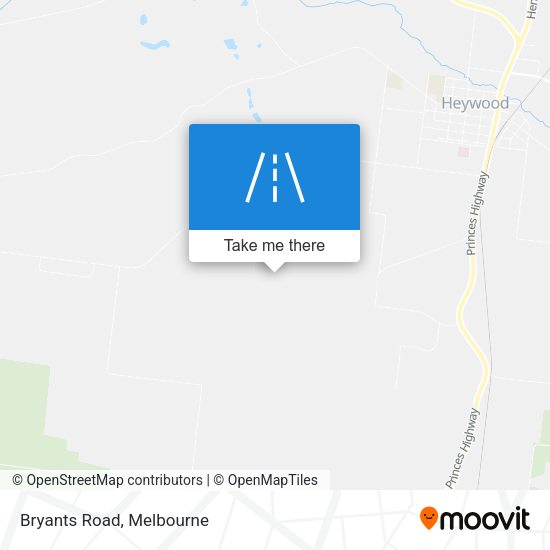 Bryants Road map