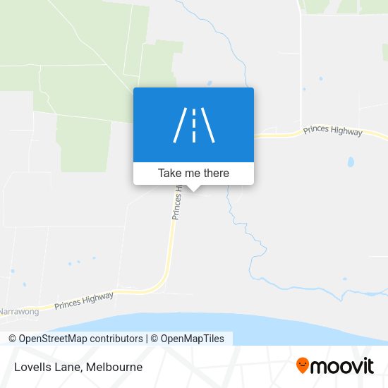Lovells Lane map