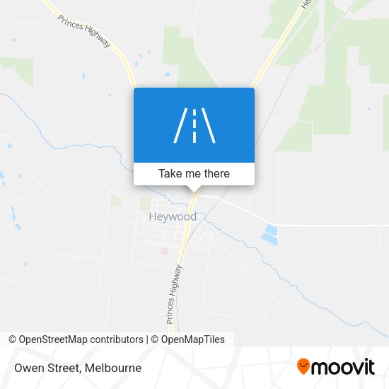 Owen Street map