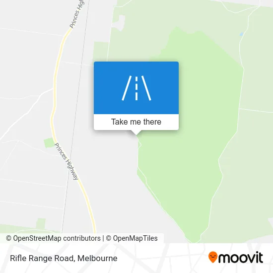 Mapa Rifle Range Road