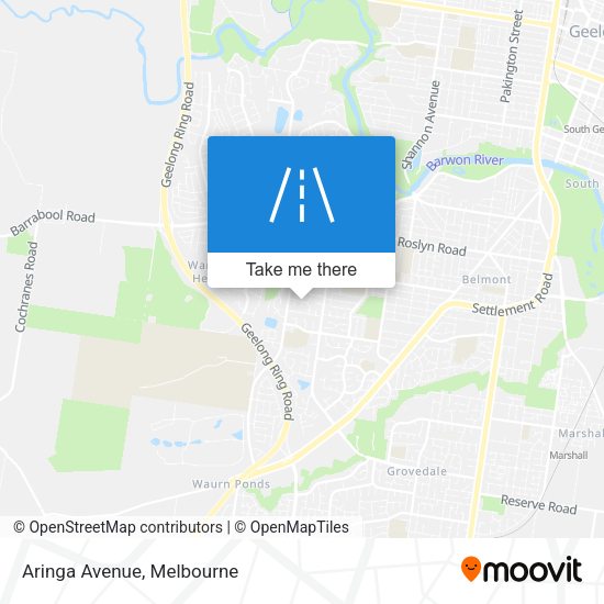 Aringa Avenue map