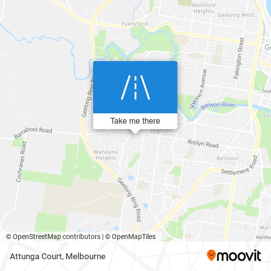 Attunga Court map