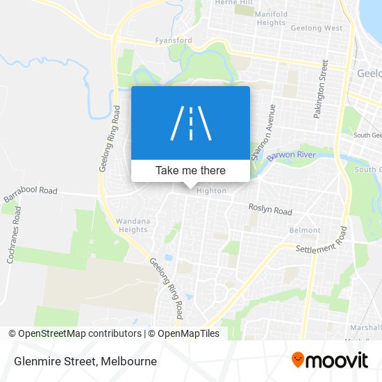 Glenmire Street map