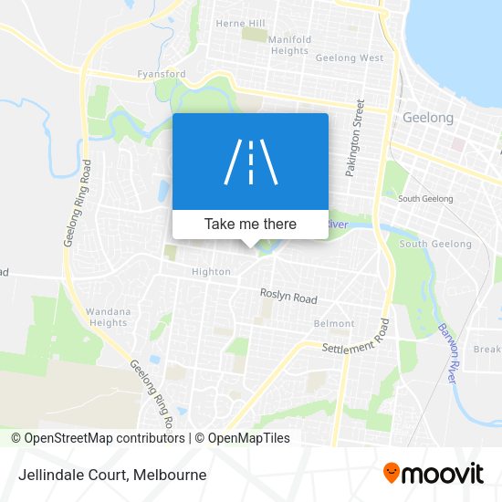 Jellindale Court map