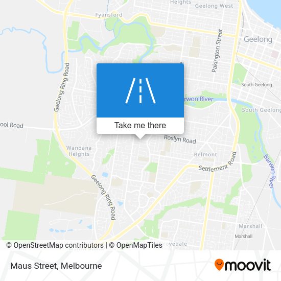 Maus Street map