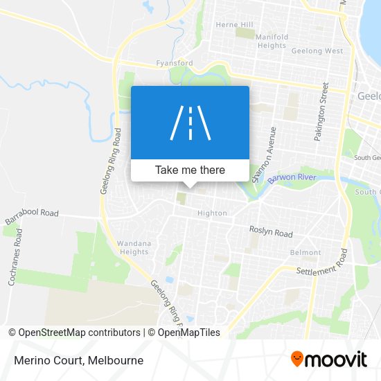 Merino Court map