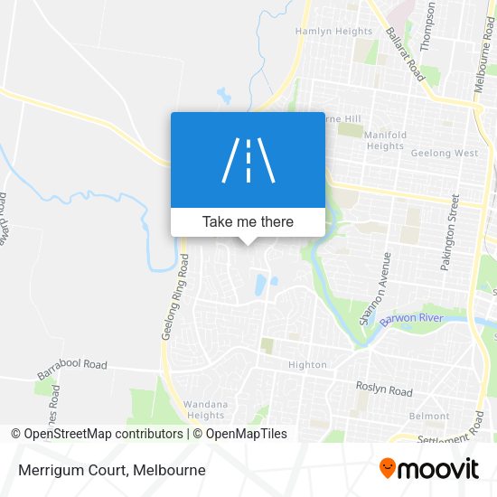 Merrigum Court map
