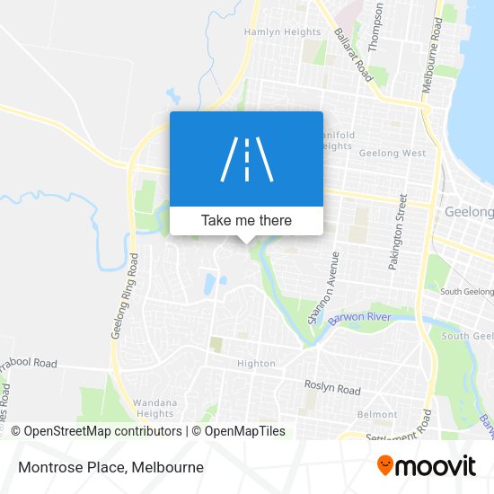 Montrose Place map