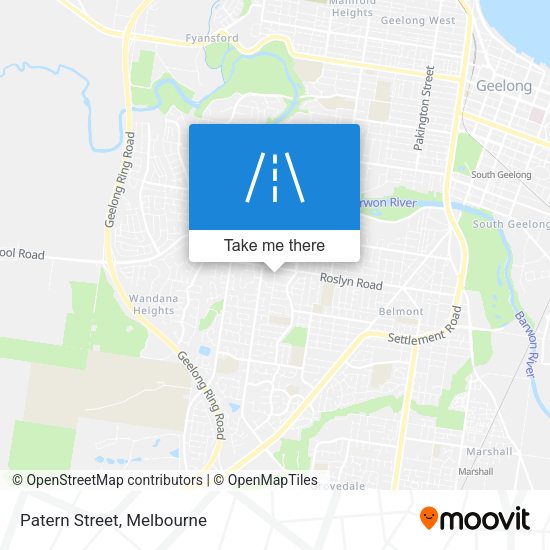 Patern Street map