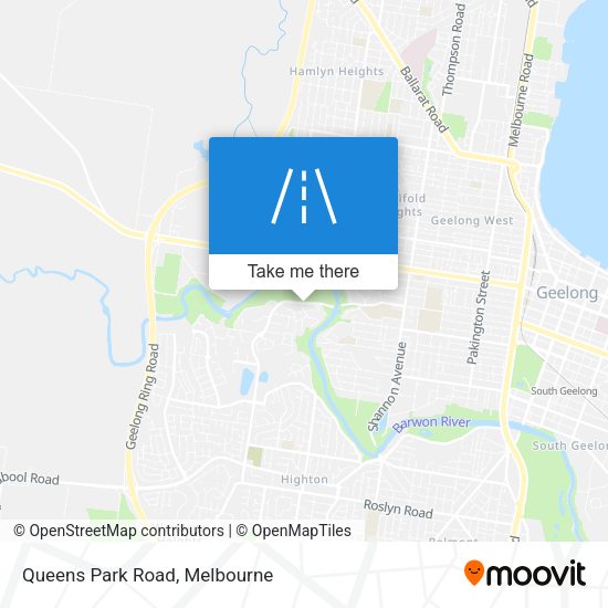 Queens Park Road map