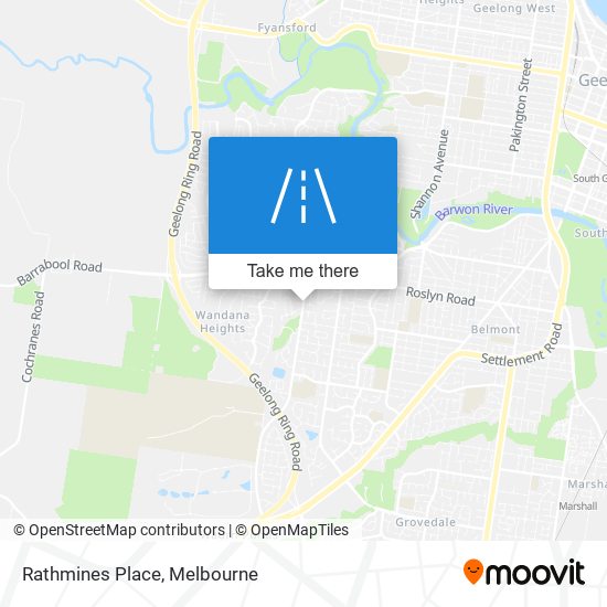 Rathmines Place map