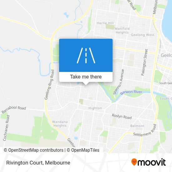 Mapa Rivington Court