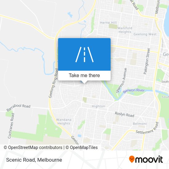 Scenic Road map