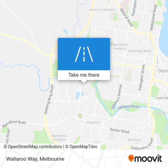 Wallaroo Way map