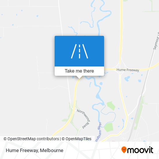 Hume Freeway map
