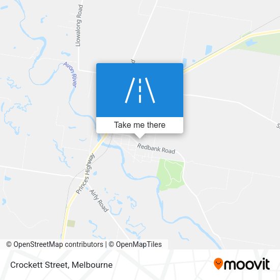 Crockett Street map